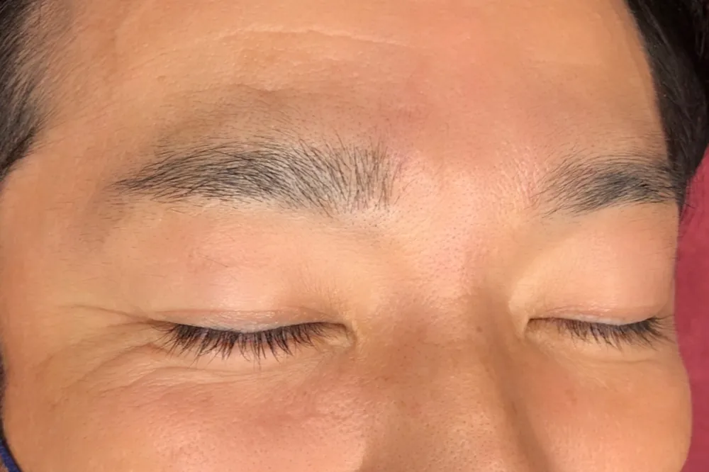 メンズアートメイク施術前